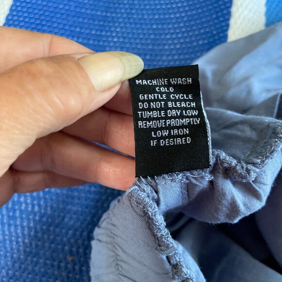 New Look Light Blue, Wide-Legged Wrap Around Pants with an Overlay and Tie Waist - Picture 7 of 9